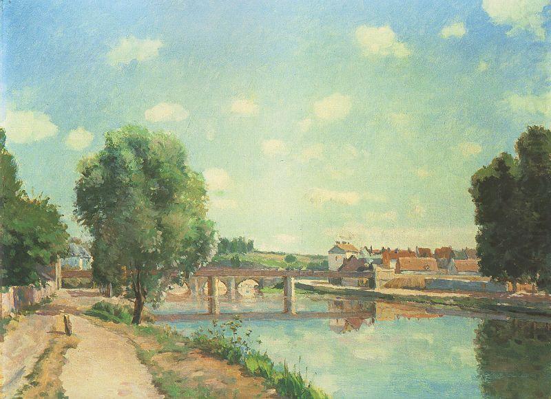 The Railway Bridge, Pontoise, Camille Pissaro